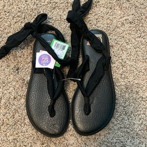 Sanuk Tie Up Flip Flops